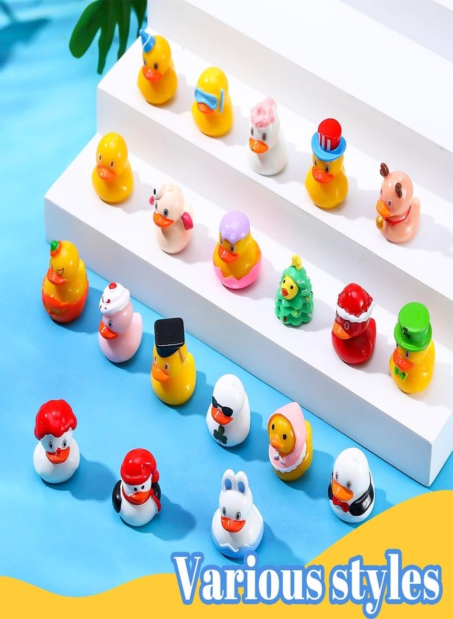GGSTDDUP 20 Pcs Holiday Mini Resin Ducks Tiny Resin Animals Miniature Duck Figurines Suitable for DIY Cake Ornaments Crafts Moss Landscape Decoration - Image 4